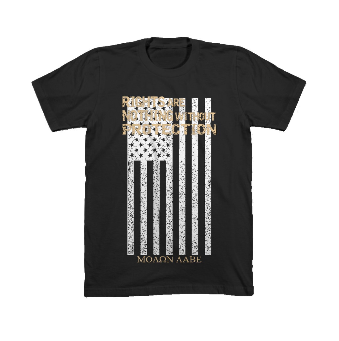Rights Are Nothing Without Protection | Black&Tan - We the People Apparel