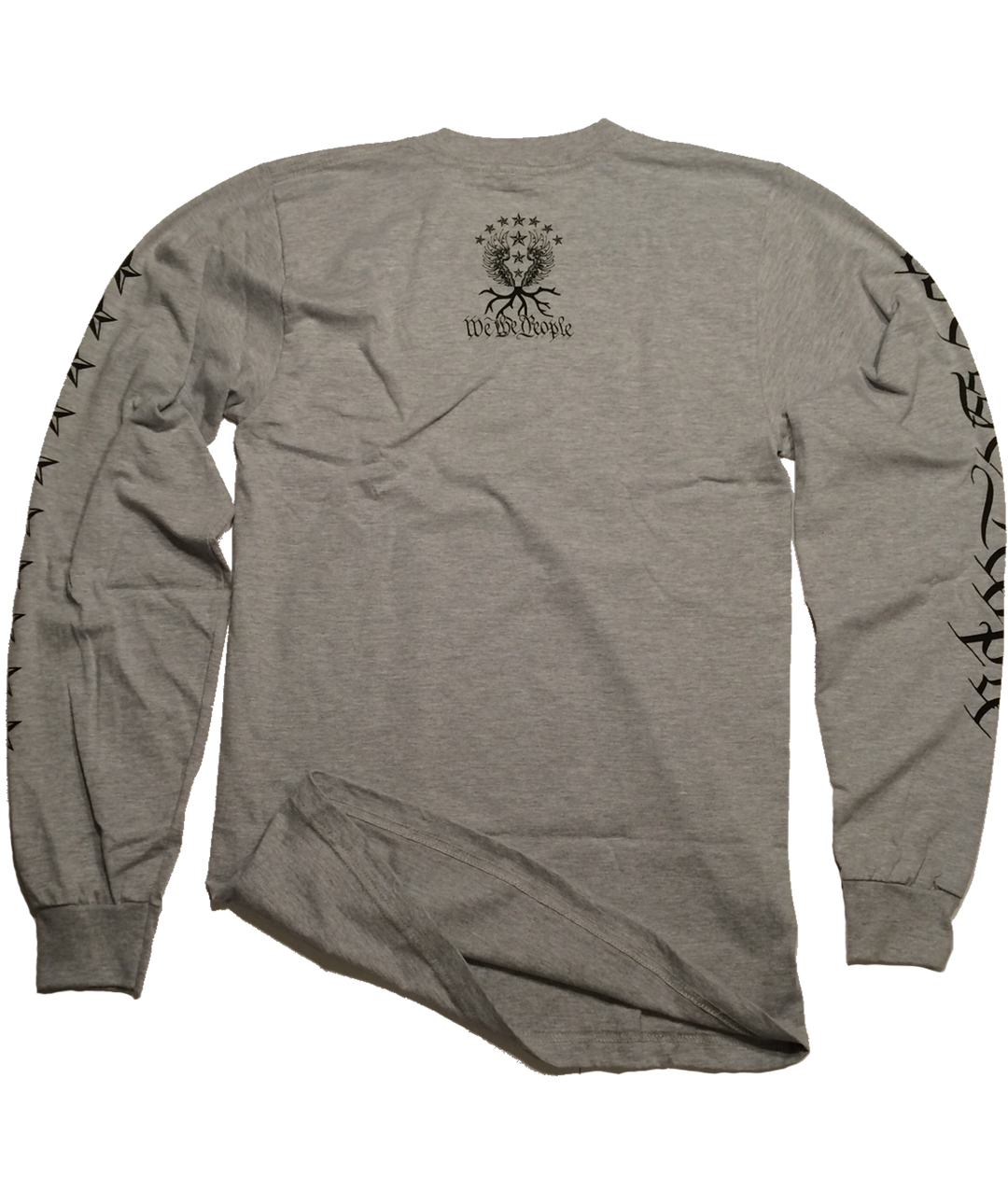 The 2nd Protects The 1st Long Sleeve Tee | Grey - We the People Apparel