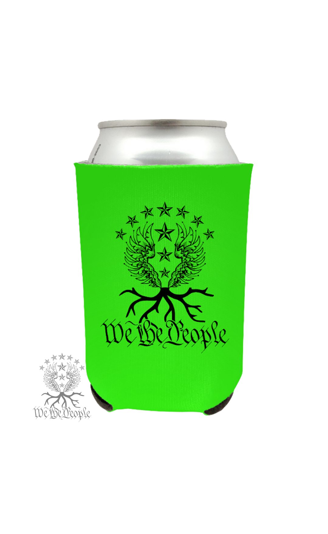 We the People Beer Koozie | Neon Green - We the People Apparel