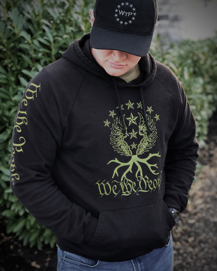 We the People Liberty Tree Hoodie | Black & OD - We the People Apparel