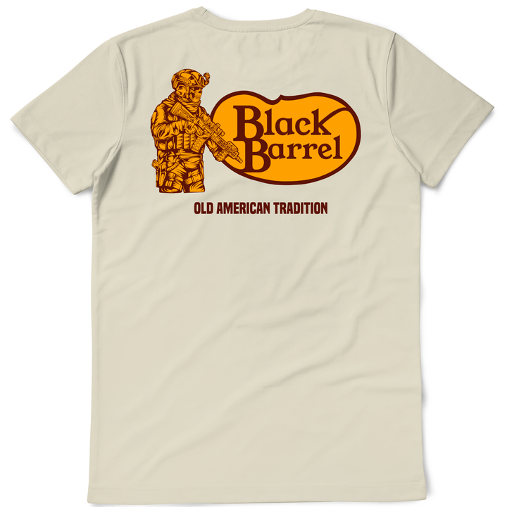 Black Barrel Tee