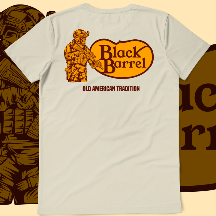 Black Barrel Tee