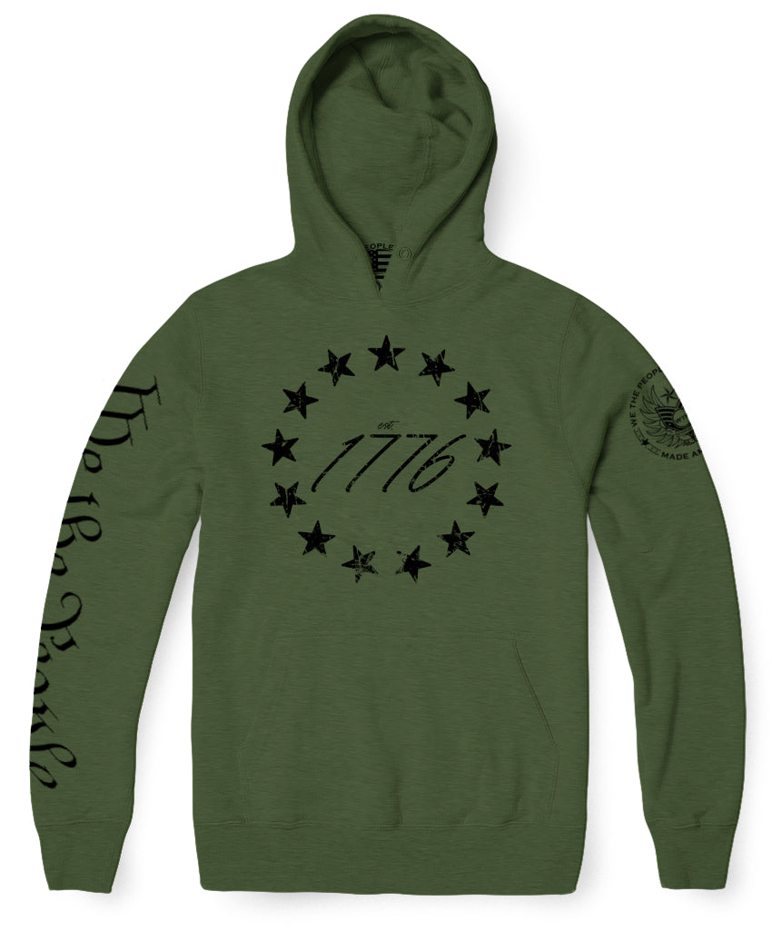 Est. 1776 Hoodie | Olive - We the People Apparel