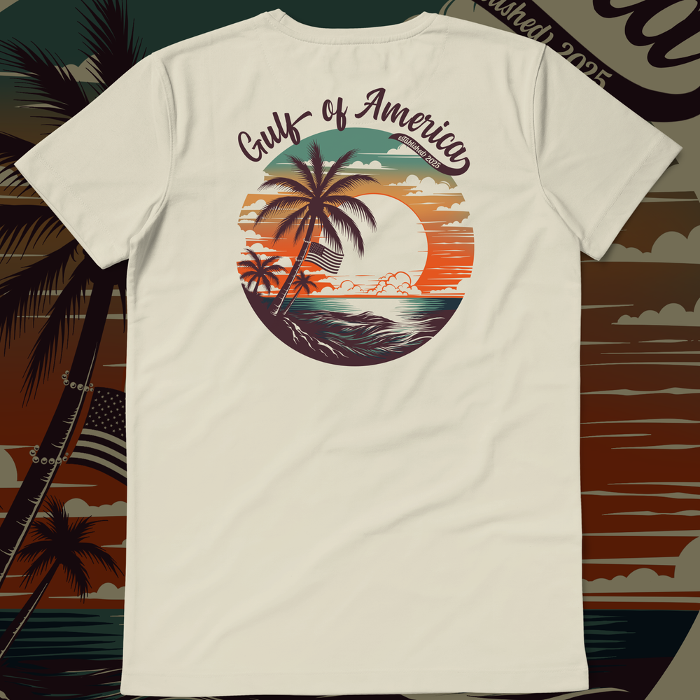 Gulf of America patriotic t-shirt from We the People Apparel