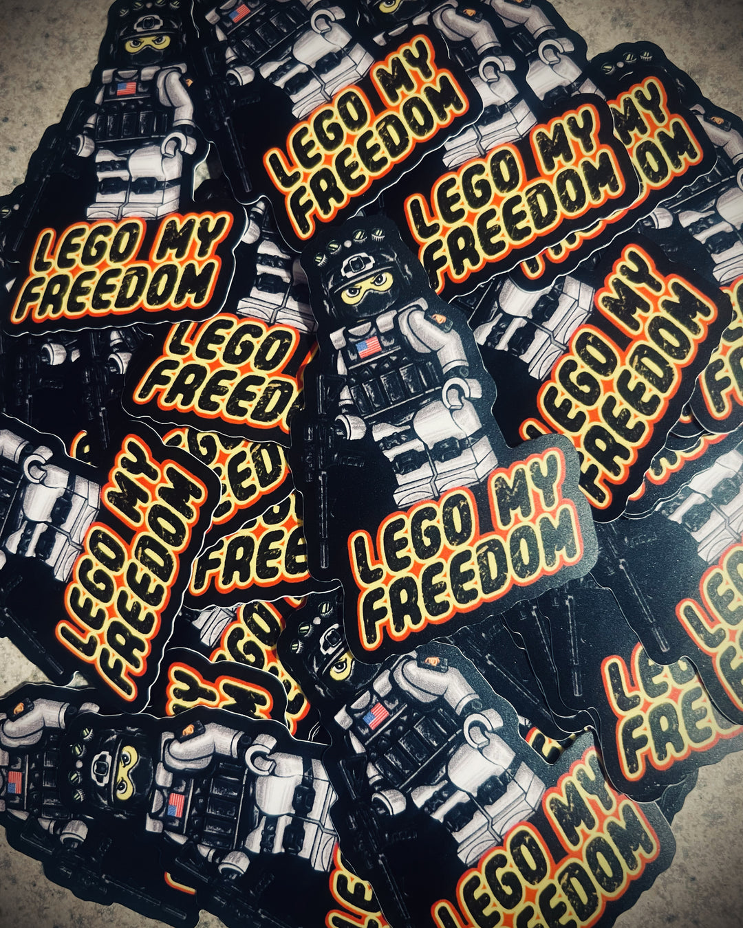 Lego My Freedom Sticker - We the People Apparel