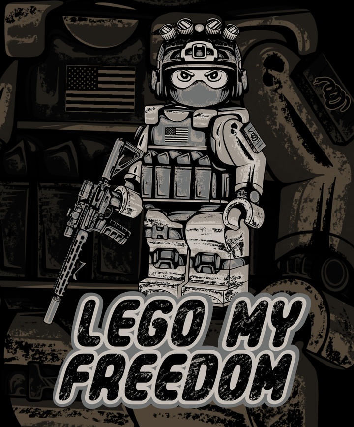 LEGO MY FREEDOM Long Sleeve Tee - We the People Apparel