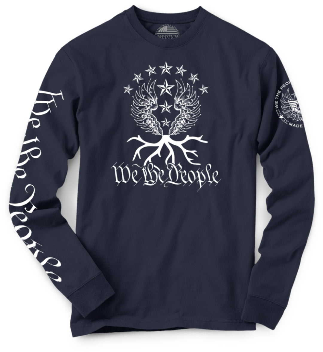 We the People Liberty Tree Long Sleeve | Navy - We the People Apparel