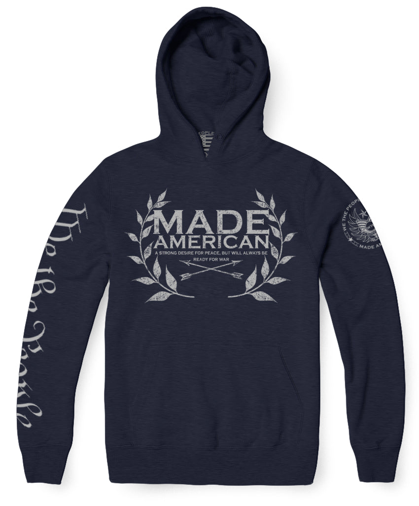 Made American Hoodie | Navy - We the People Apparel
