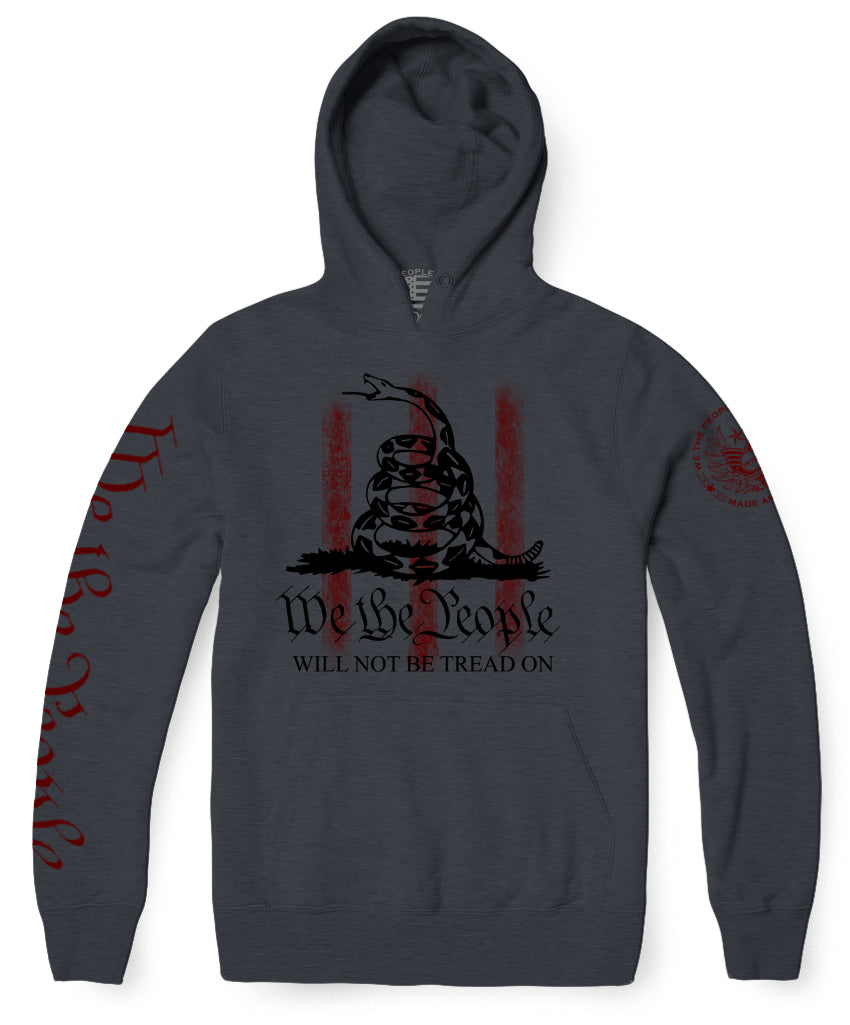 We the People Will Not Be Tread On Hoodie | Asphalt - We the People Apparel