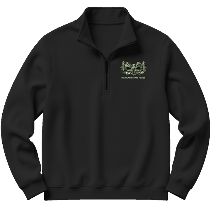 MSP Honor Guard Logo Quarter-Zip Sweatshirt