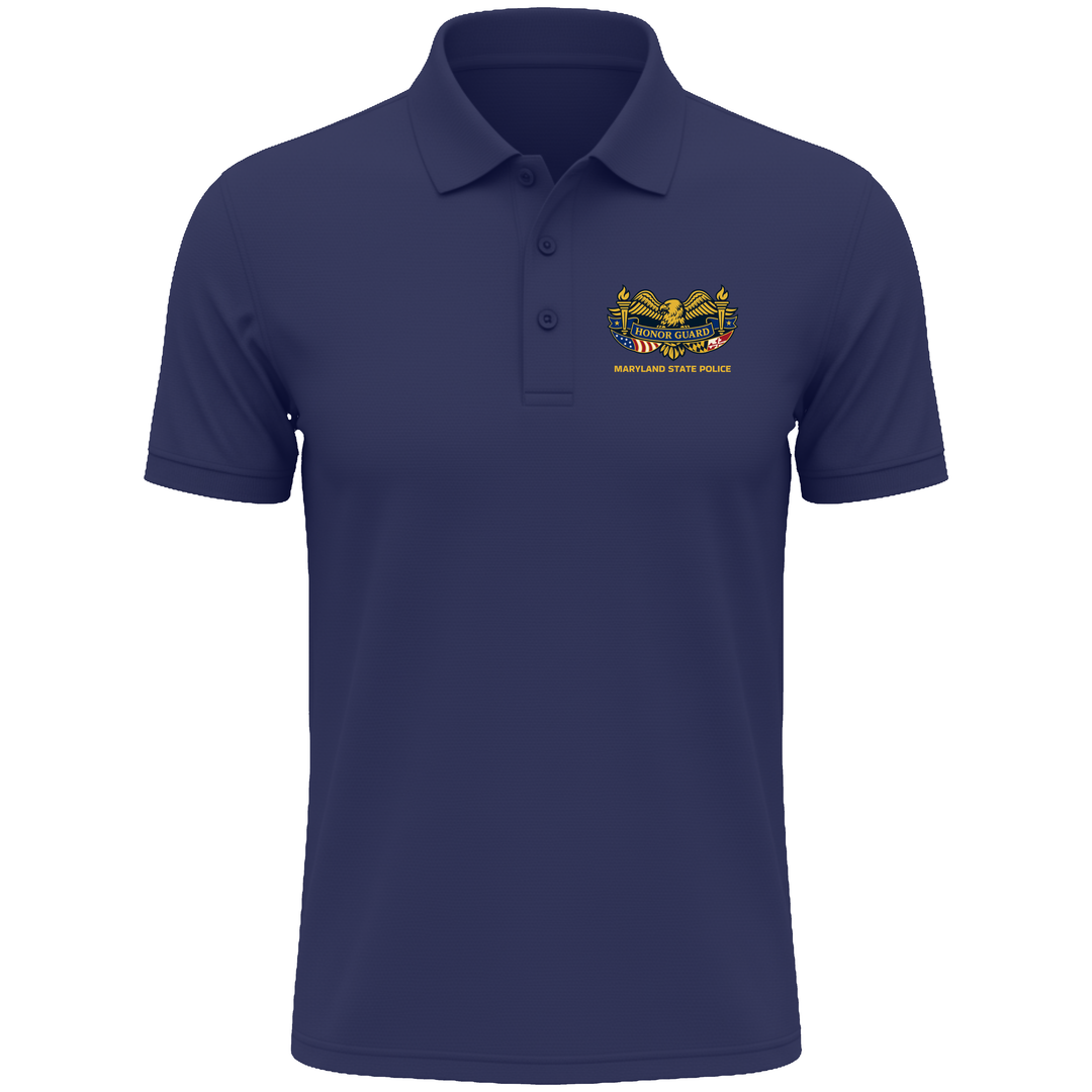 MSP Honor Guard Logo Polo