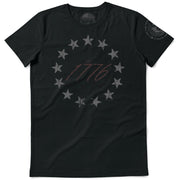 We the People Apparel patriotic apparel Est. 1776 black tee