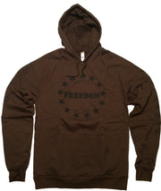 We the People Apparel patriotic apparel original 13 brown hoodie