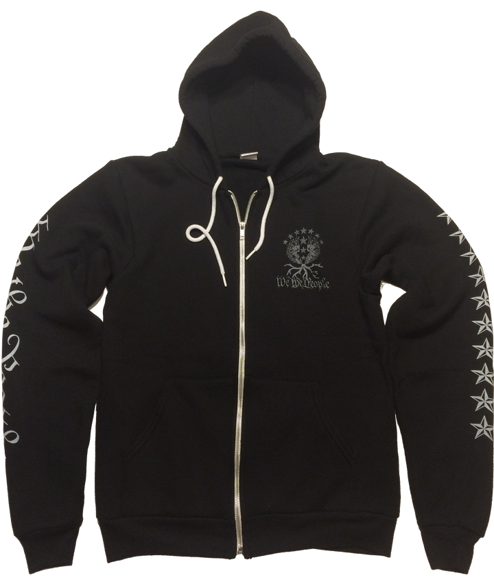 Support Those Who Defend Us Zip-Hoodie| Black - We the People Apparel