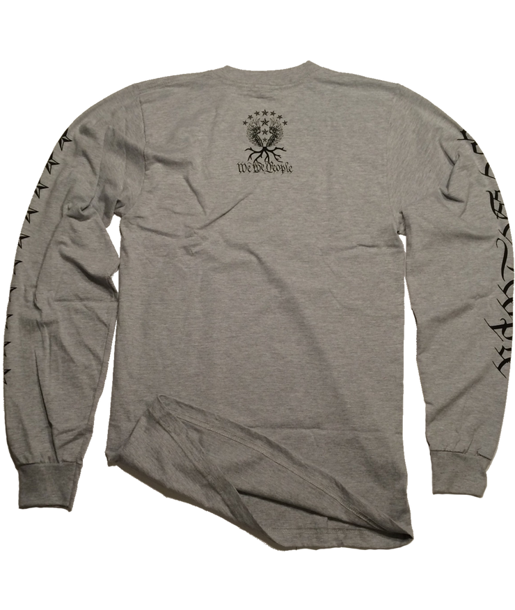 The 2nd Protects The 1st Long Sleeve Tee | Grey