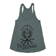 We the People Apparel patriotic apparel liberty tree  blue tank top