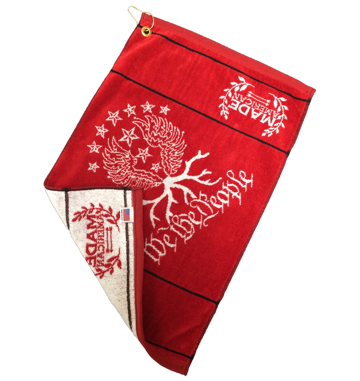 We the People Woven Towel