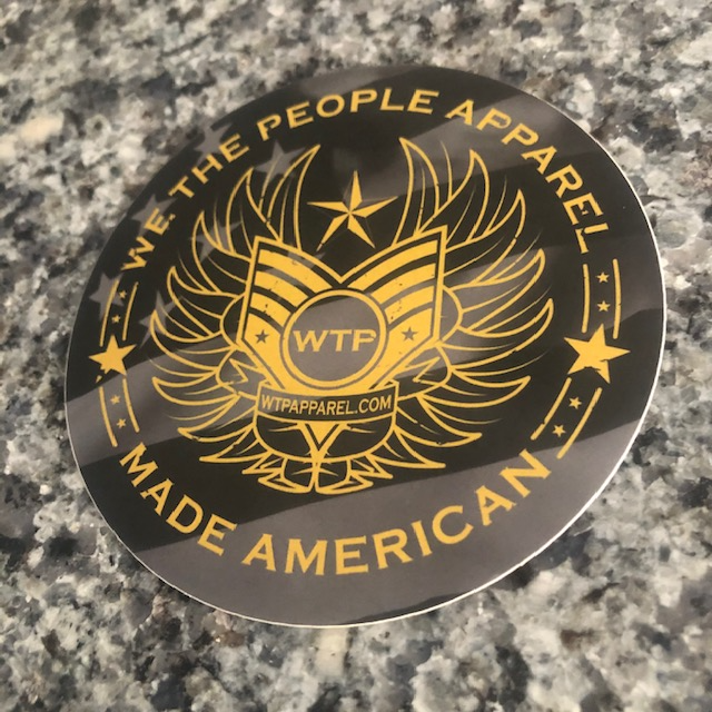 We the People Apparel Sticker - We the People Apparel